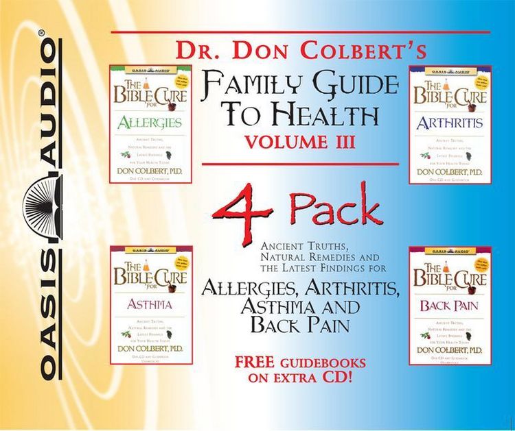 Produktbild: Dr. Colbert's Family Guide to Health 4-Pack, #3: Allergies, Asthma, Arthritis, Back Pain