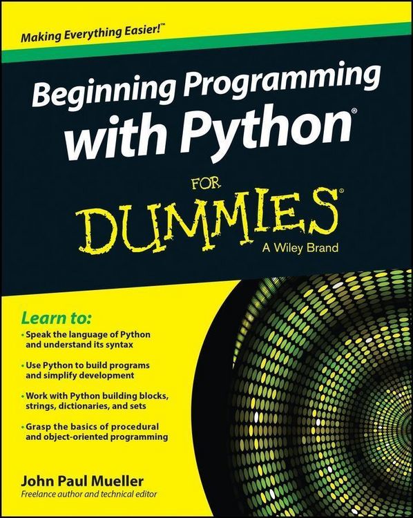 Produktbild: Beginning Programming with Python For Dummies