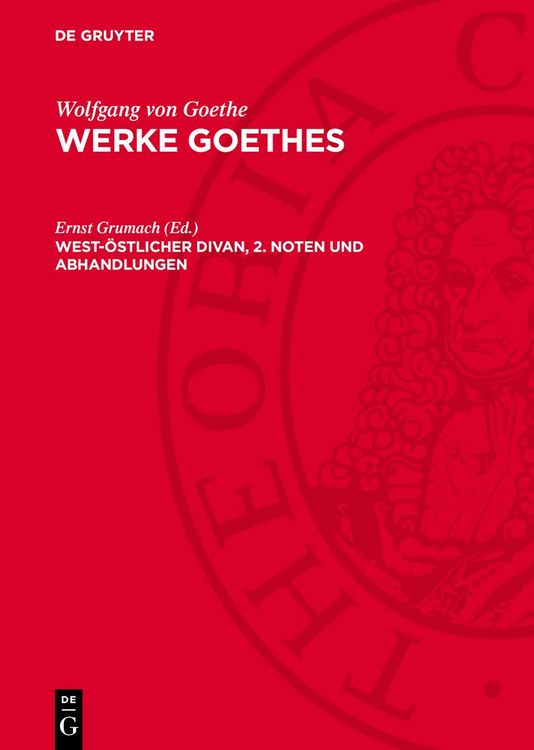 Produktbild: West-&ouml;stlicher Divan, 2. Noten und Abhandlungen