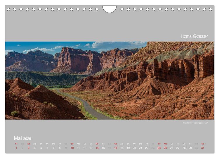 Produktbild: GROSSARTIGE LANDSCHAFTEN 2026 (Wandkalender 2026 DIN A4 quer), CALVENDO Monatskalender