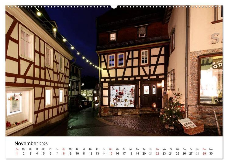 Produktbild: Romantisches Kronberg im Taunus (Wandkalender 2026 DIN A2 quer), CALVENDO Monatskalender