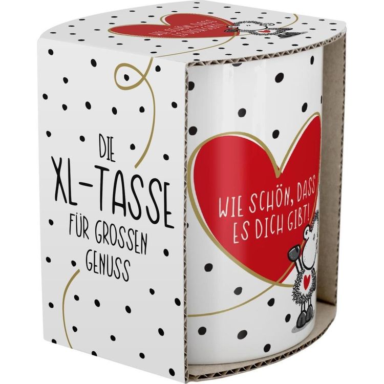 Produktbild: Sheepworld Tasse "Sch&ouml;n, dass es dich gibt" XL