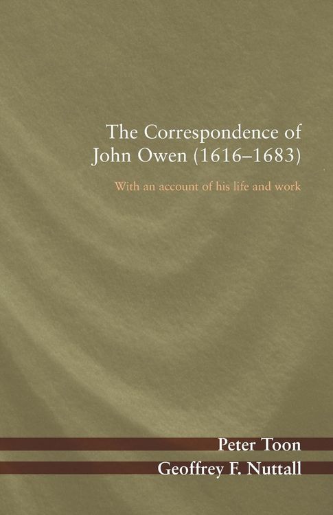 Produktbild: The Correspondence of John Owen (1616-1683)