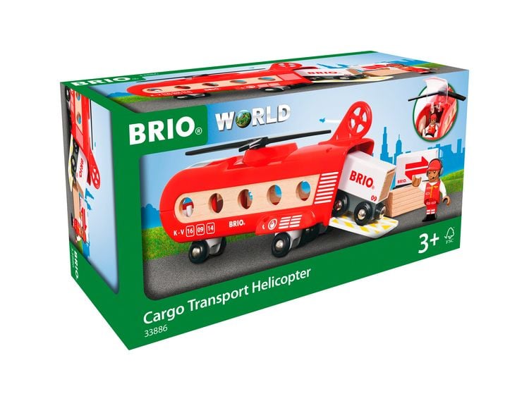 Produktbild: BRIO World - Eisenbahn-Transporthubschrauber