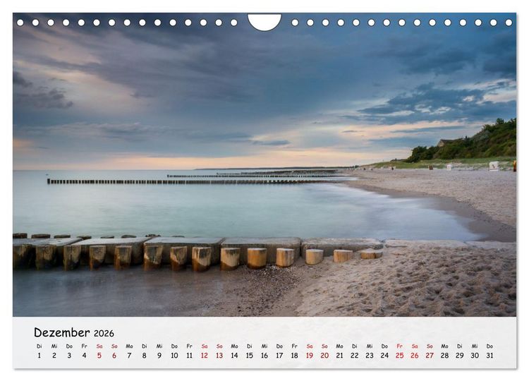 Produktbild: Fischland-Dar&szlig;-Zingst - Zwischen Bodden und Ostsee (Wandkalender 2026 DIN A4 quer), CALVENDO Monatskalender