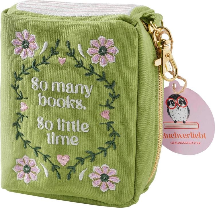 Produktbild: Buchverliebt Besticktes T&auml;schchen, So Little Time