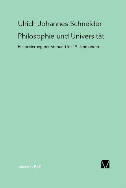 Produktbild: Philosophie und Universit&auml;t