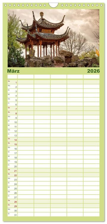 Produktbild: Familienplaner 2026 - stadtansichten stuttgart mit 5 Spalten (Wandkalender, 21 x 45 cm) CALVENDO