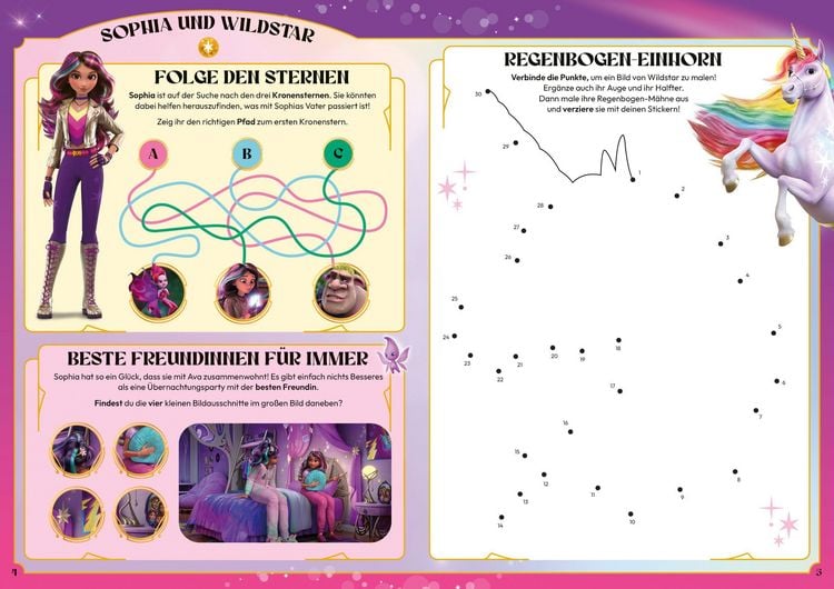 Produktbild: Unicorn Academy &ndash; R&auml;tselspa&szlig; mit Stickern