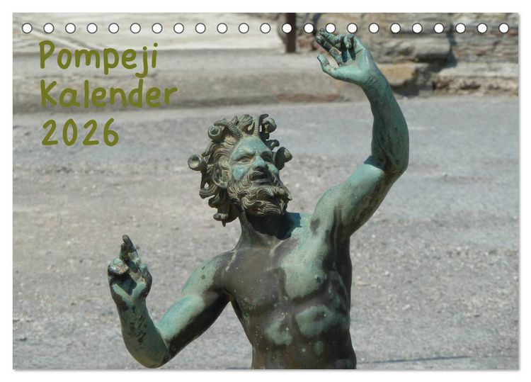 Produktbild: Pompeji-Kalender (Tischkalender 2026 DIN A5 quer), CALVENDO Monatskalender