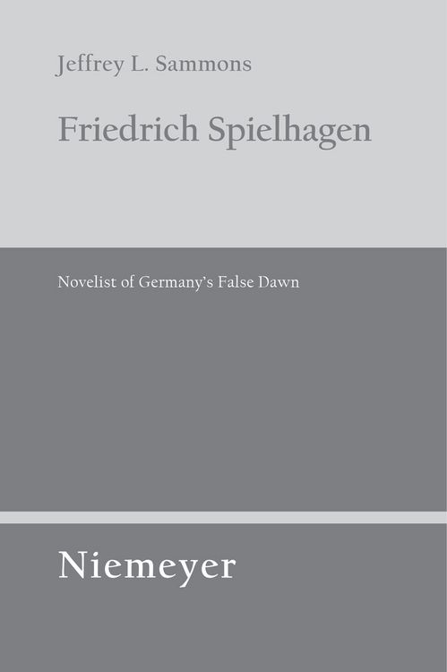 Produktbild: Friedrich Spielhagen