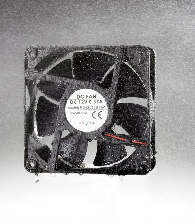 Produktbild: TRU COMPONENTS RD8025B12M Axiall&uuml;fter 12 V/DC 51 m&sup3;/h (L x B x H) 80 x 80 x 25mm