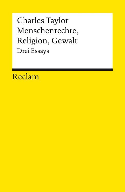 Produktbild: Menschenrechte, Religion, Gewalt. Drei Essays