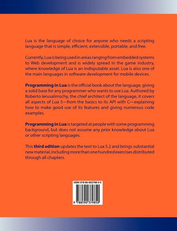 Produktbild: Programming in Lua
