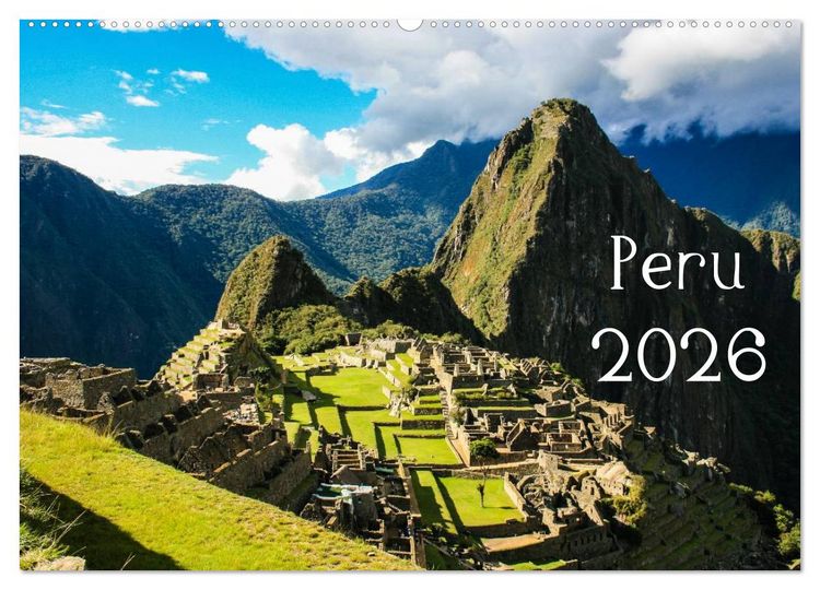 Produktbild: Peru 2026 (Wandkalender 2026 DIN A2 quer), CALVENDO Monatskalender