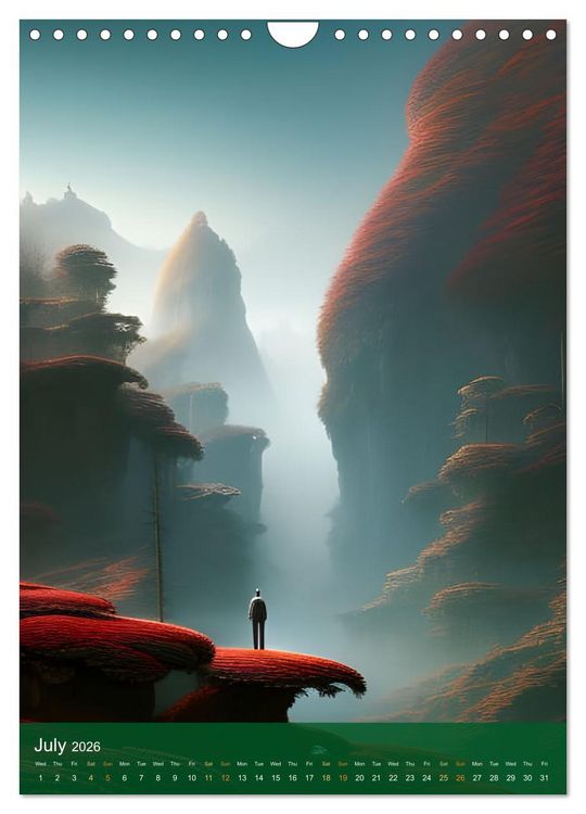 Produktbild: Epic Wanderings (Wall Calendar 2026 DIN A4 portrait), CALVENDO 12 Month Wall Calendar