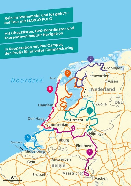 Produktbild: MARCO POLO Camper Guide Niederlande