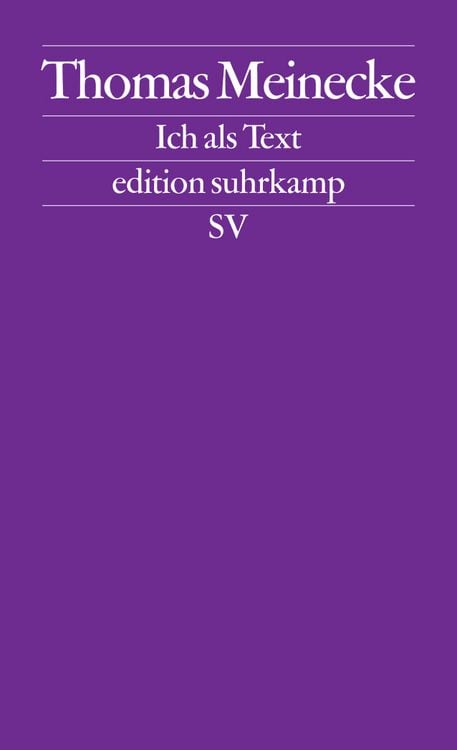 Produktbild: Ich als Text