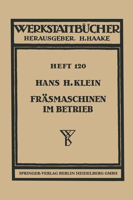 Produktbild: Fr&auml;smaschinen im Betrieb