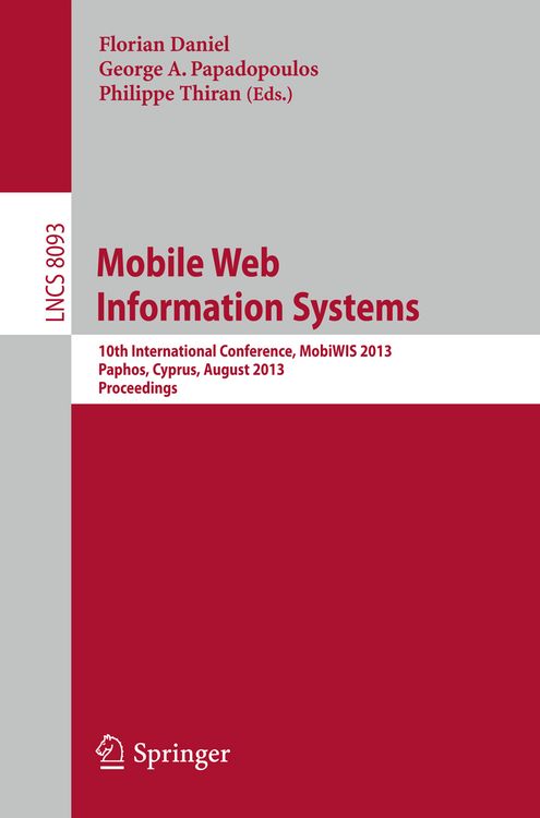 Produktbild: Mobile Web Information Systems