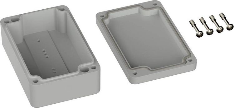 Produktbild: TRU COMPONENTS TC-9065440 Outdoor-Geh&auml;use 98 x 64 x 36.4 Polycarbonat Lichtgrau (RAL 7035) 1 St.