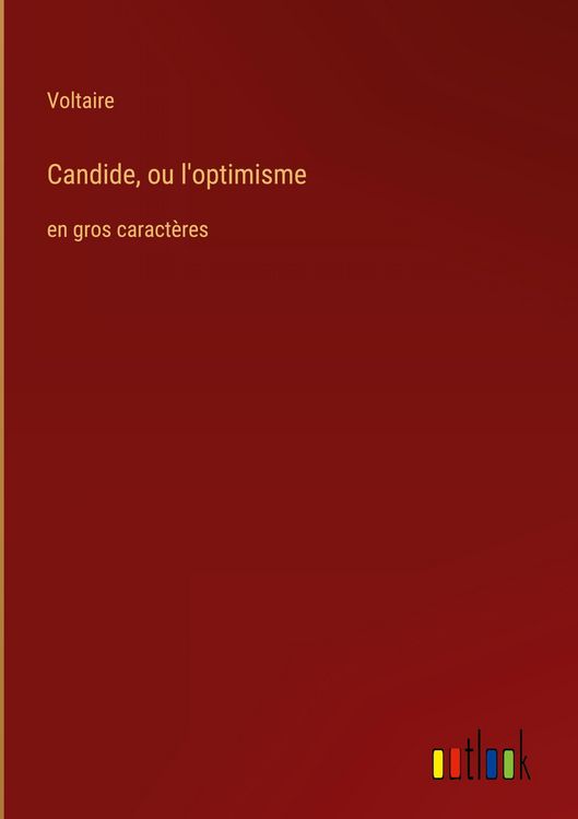 Produktbild: Candide, ou l'optimisme