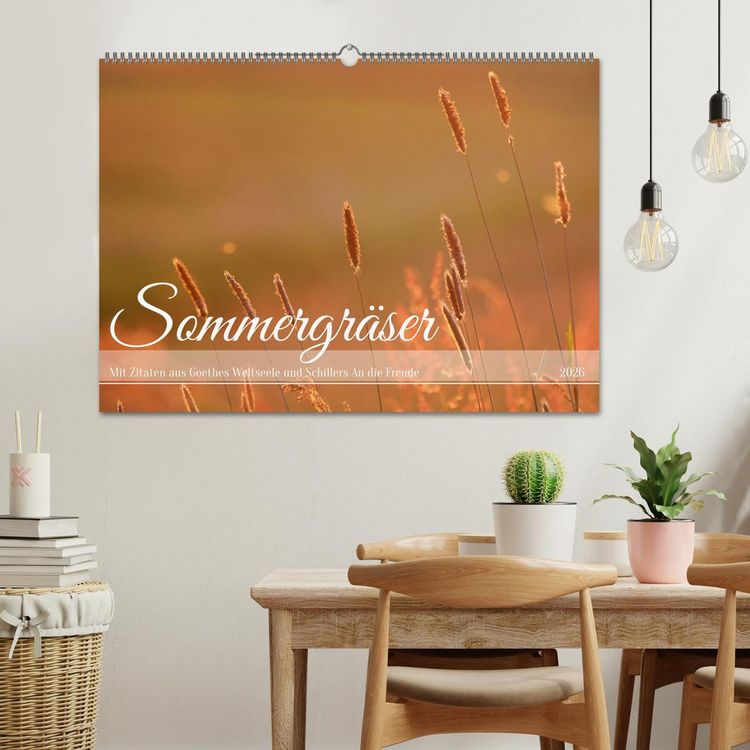 Produktbild: Sommergr&auml;ser (Wandkalender 2026 DIN A2 quer), CALVENDO Monatskalender