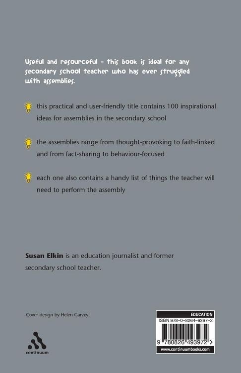 Produktbild: 100 Ideas for Secondary School Assemblies