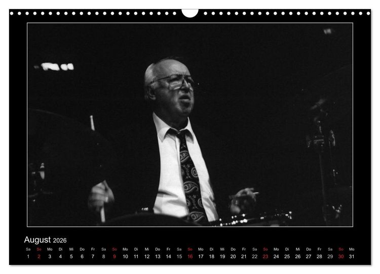 Produktbild: Jazz onstage (Wandkalender 2026 DIN A3 quer), CALVENDO Monatskalender