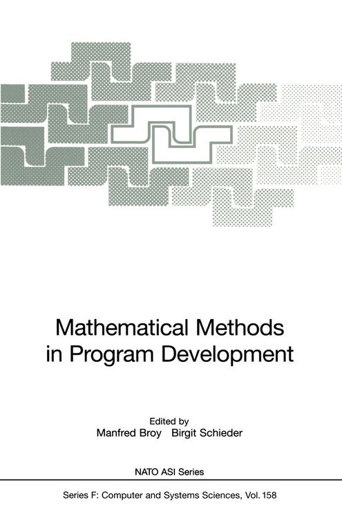 Produktbild: Mathematical Methods in Program Development