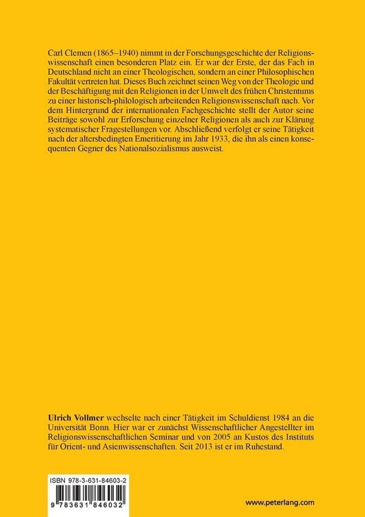 Produktbild: Carl Clemen und die Religionsgeschichte