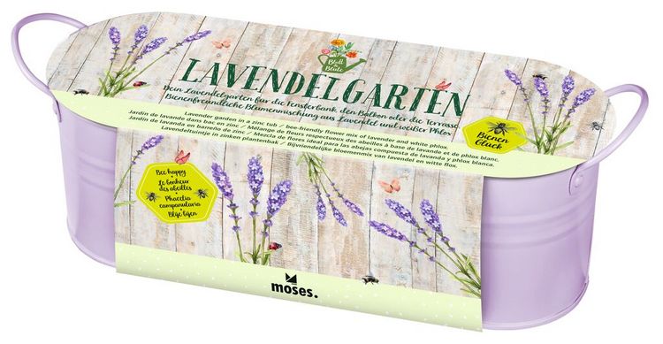 Produktbild: Blatt & Bl&uuml;te Lavendelgarten in Zinkwanne