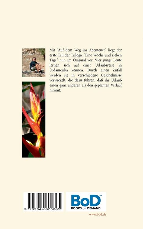 Produktbild: Eine Woche und sieben Tage - Auf dem Weg ins Abenteuer