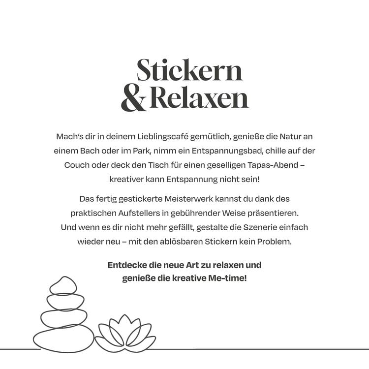 Produktbild: Kleine Auszeiten - Stickern & Relaxen