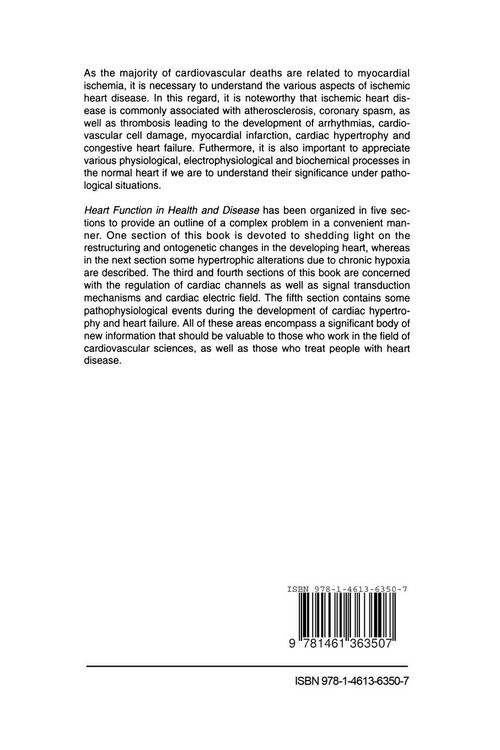Produktbild: Heart Function in Health and Disease