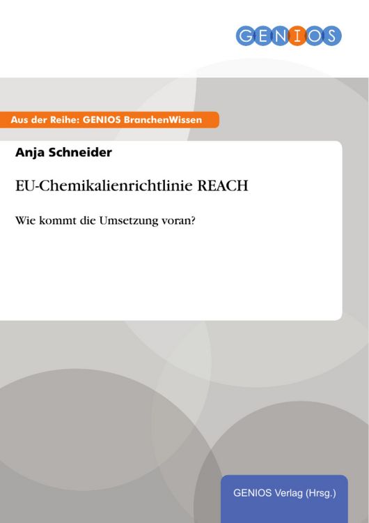 Produktbild: EU-Chemikalienrichtlinie REACH