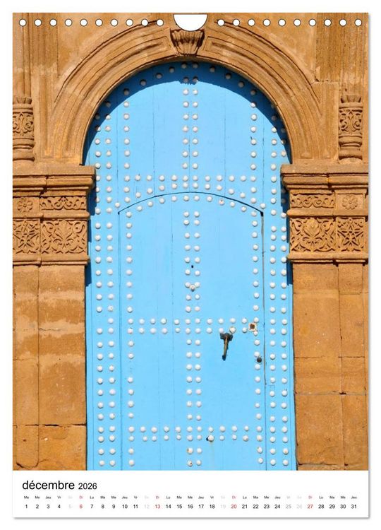 Produktbild: Portes du Maroc (Calendrier mural 2026 DIN A4 horizontal), CALVENDO calendrier mensuel