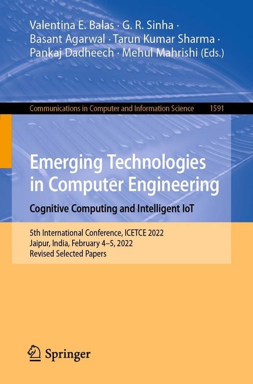 Produktbild: Emerging Technologies in Computer Engineering: Cognitive Computing and Intelligent IoT