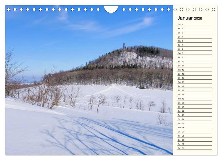 Produktbild: Unterwegs im sch&ouml;nen Sachsen (Wandkalender 2026 DIN A4 quer), CALVENDO Monatskalender