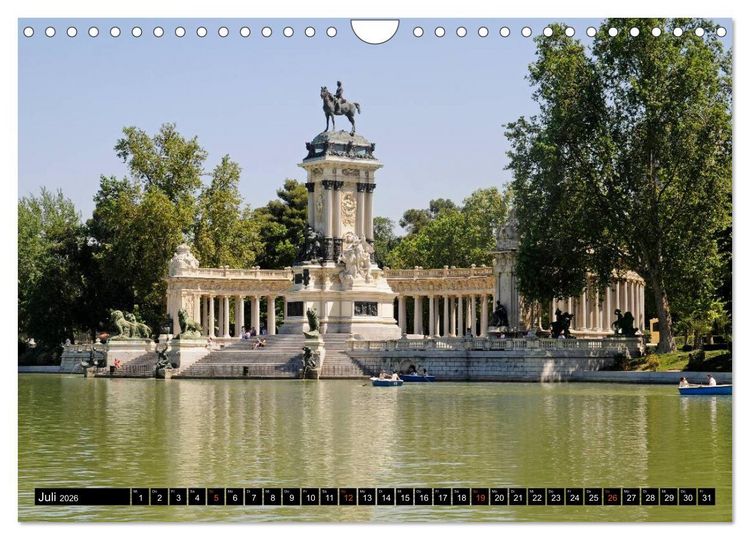 Produktbild: Madrid (Wandkalender 2026 DIN A4 quer), CALVENDO Monatskalender