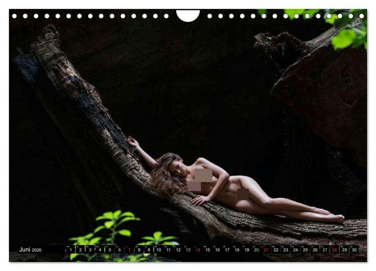 Produktbild: C&ocirc;te d'Azur - Landschaftsaktbilder in der Natur (Wandkalender 2026 DIN A4 quer), CALVENDO Monatskalender