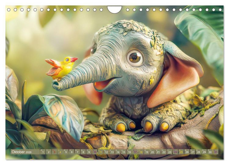 Produktbild: Kleine Wunderwelt - Kinderkalender (Wandkalender 2026 DIN A4 quer), CALVENDO Monatskalender