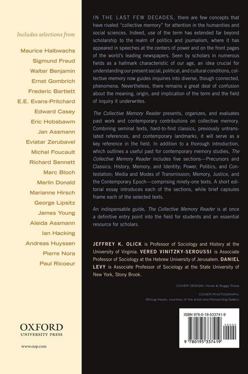 Produktbild: The Collective Memory Reader