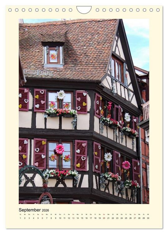 Produktbild: Zauberhaftes Elsass (Wandkalender 2026 DIN A4 hoch), CALVENDO Monatskalender