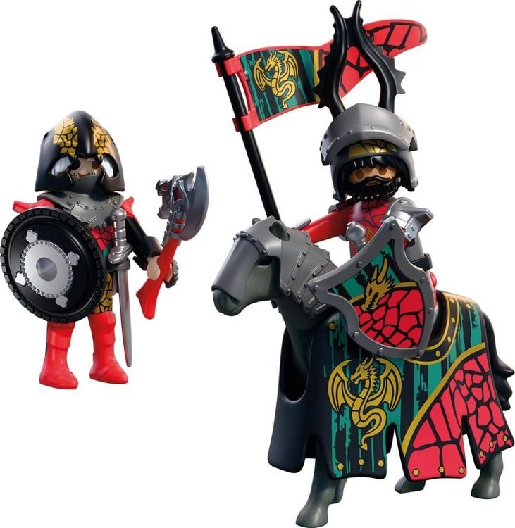 Produktbild: playmobil Knights Anf&uuml;hrer Drachenritter