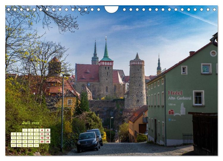 Produktbild: Bautzen neu erleben - Monat f&uuml;r Monat urban eingefangen (Wandkalender 2026 DIN A4 quer), CALVENDO Monatskalender