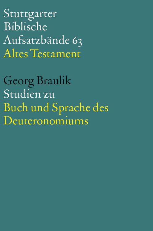 Produktbild: Studien zu Buch und Sprache des Deuteronomiums