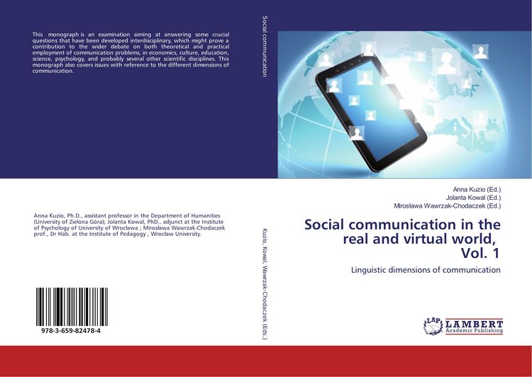 Produktbild: Social communication in the real and virtual world, Vol. 1