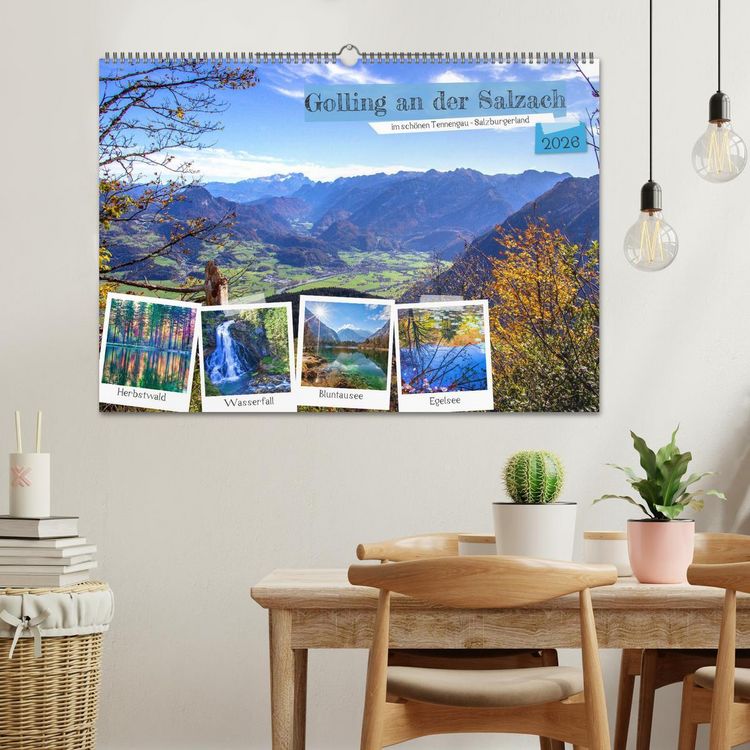 Produktbild: Golling an der Salzach (Wandkalender 2026 DIN A2 quer), CALVENDO Monatskalender