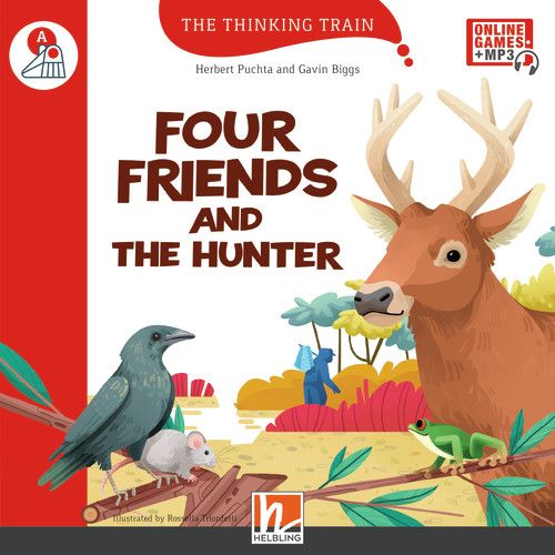 Produktbild: The Thinking Train, Level a / Four Friends and the Hunter, mit Online-Code